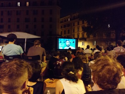 La piazza del Cinema America e il pallone dell'assessore cover