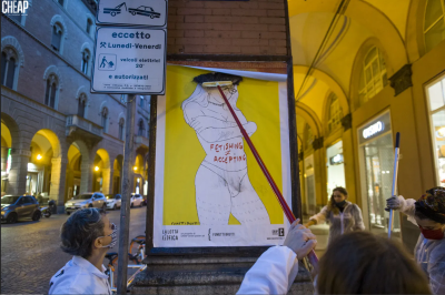 La lotta è FICA: la nuova campagna di Cheap per le strade di Bologna cover